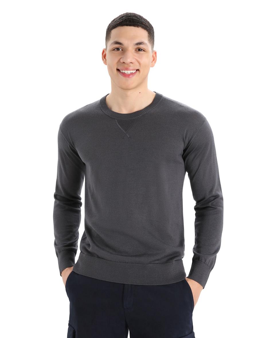 Monsoon Icebreaker Cool-Lite™ Merino Nova Sweatshirt Men\'s Sweaters | AU 1216CTVE